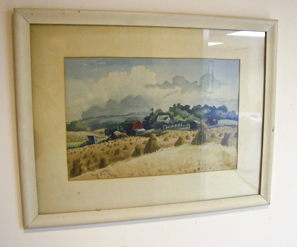 Vintage Framed Print By Adolf Dehn