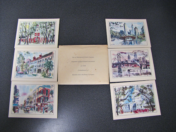 waterproof coaster set Souvenir of The Republican National Convention
