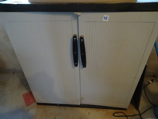Plastic storage cabinet