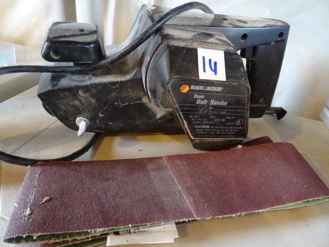Black and Decker belt sander
