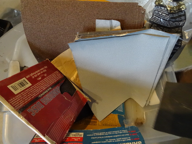 Misc sheet and disc sand paper
