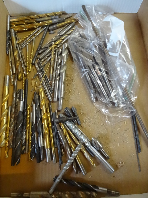 Box of misc drill bits