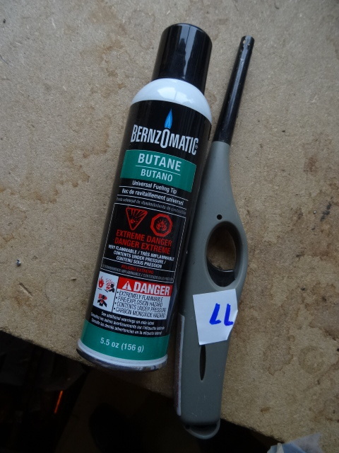Butane lighter and butane fuel