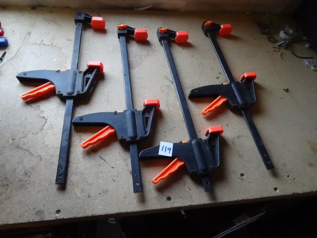 4 quick clamps. 12