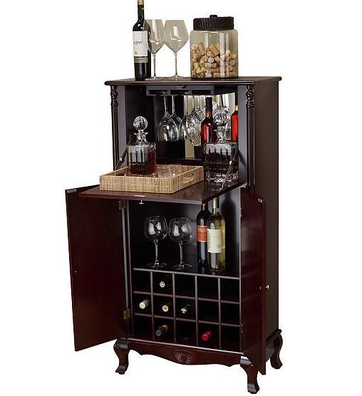 lot 78 image: alcove Wine Cabinet Cherry