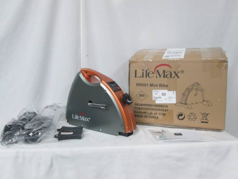 lot 60 image: LifeMax Deluxe Mini Exercise Bike