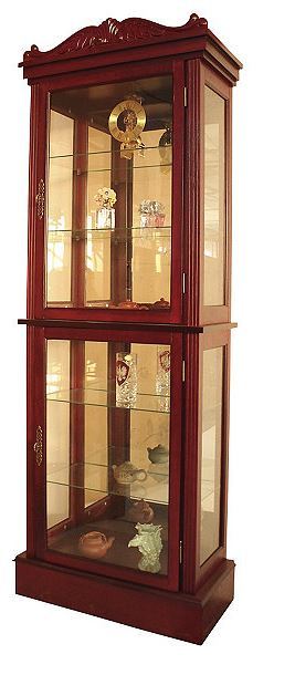 lot 50 image: Cherry 3420 Curio Cabinet Cherry
