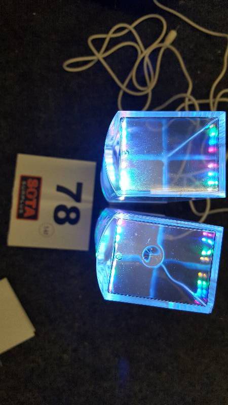 lot 78 image: Dancing Water Speakers