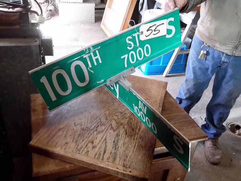lot 55 image: Neighborhood Street Sign