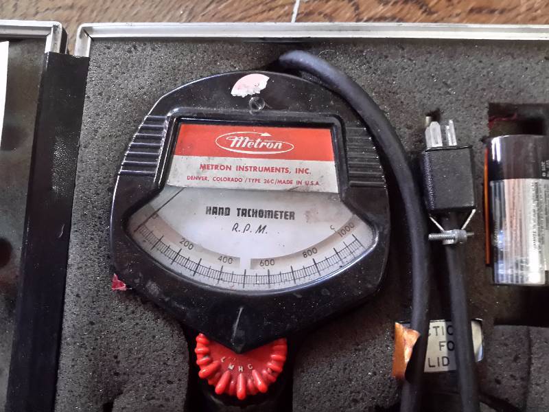 lot 60 image: Metron, Hand Tacometer