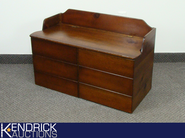Antique Solid Wood Entry Way Bench