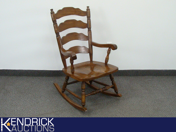 Vintage Solid Wood Rocking Chair