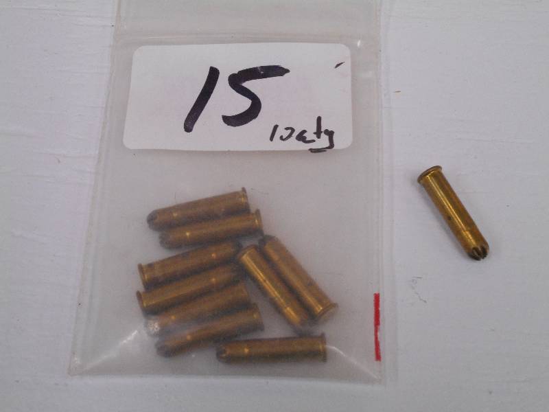 lot 15 image: (15) 22LR Bird Shot Shells ...
