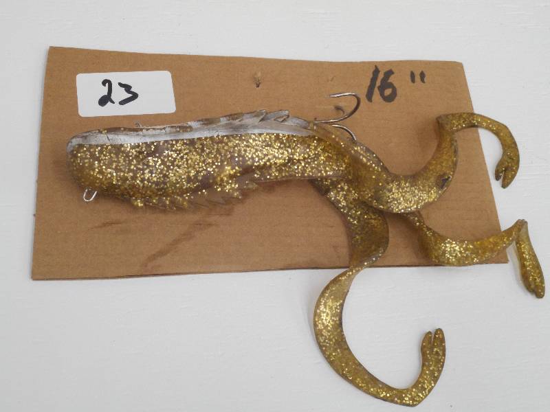 lot 23 image: (1) 16 Rubber Muskie Lure...