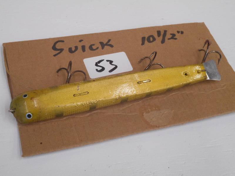 lot 53 image: (1) 9 Suick Muskie Lure ...