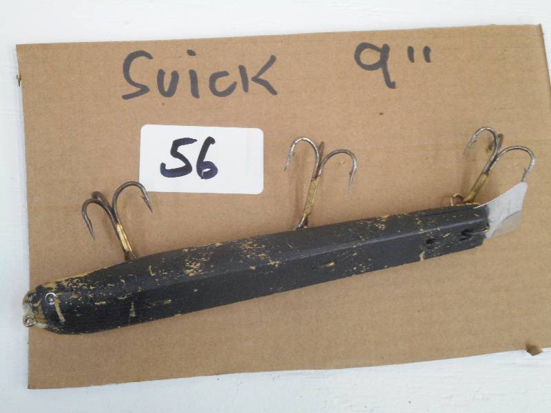 lot 56 image: (1) 9 Suick Muskie Lure ...