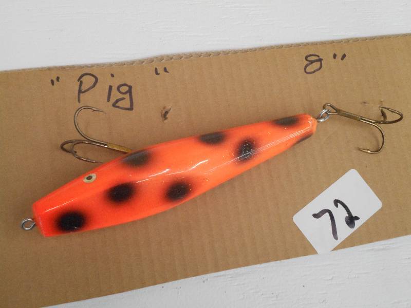 lot 72 image: (1) 8 The Pig Muskie Lure ...