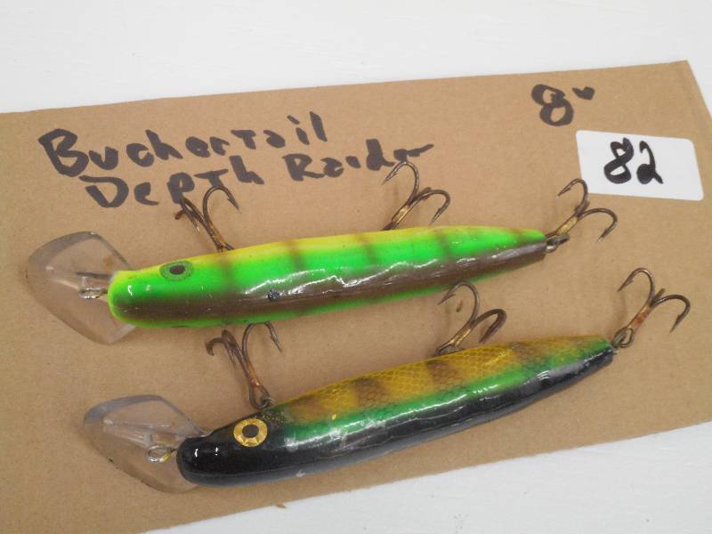 lot 82 image: (2) 8 BucherTail Depth Raider Musk...
