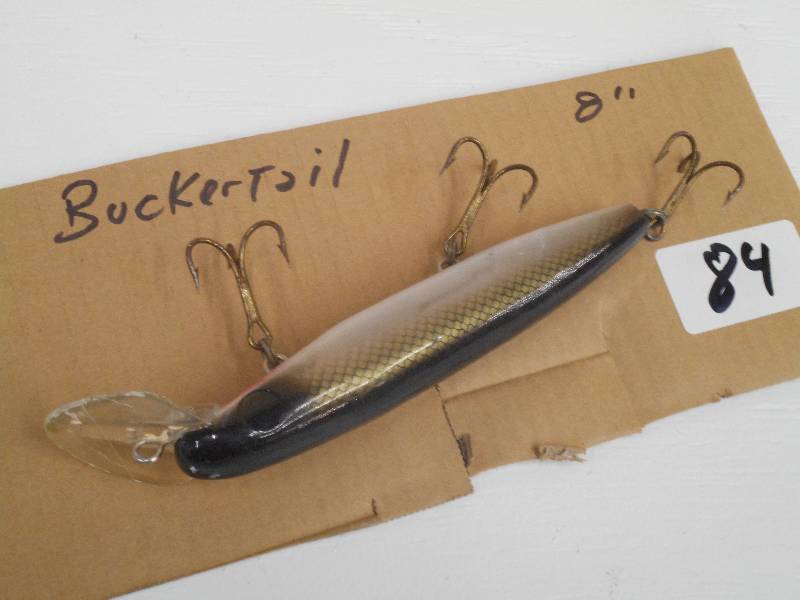 lot 84 image: (1) 8 BucherTail Muskie Lure ...