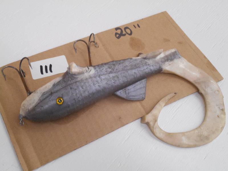 lot 111 image: (1) 20 Rubber Muskie Lure ...