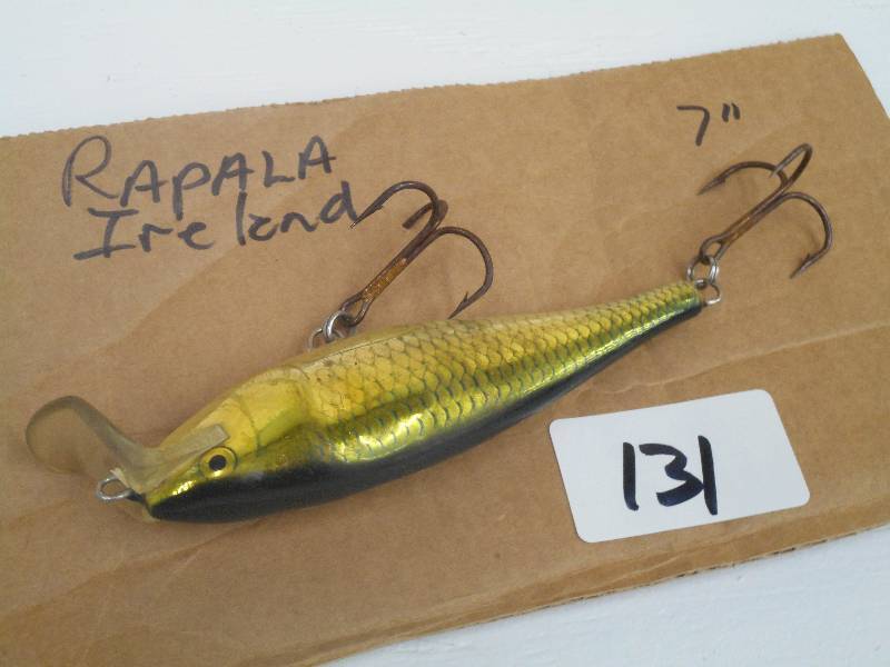 lot 131 image: (1) Rapala Ireland 7 Muskie Lure ...