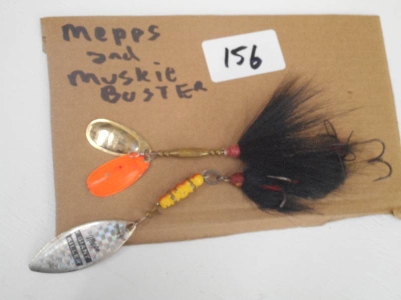 lot 156 image: (1) Mepps & (1) Muskie Buster Spinn...