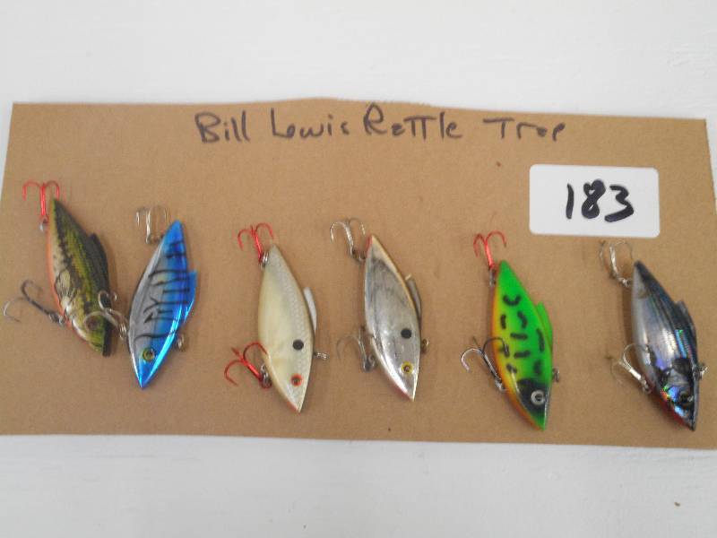 lot 183 image: Lot Of (6) Bill Lewis Rattle Trap L...