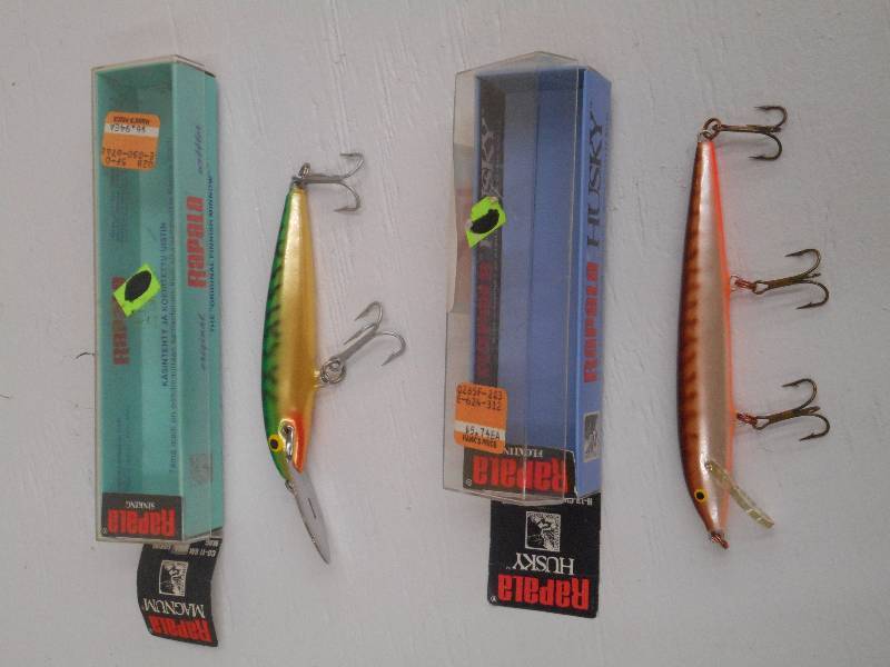 lot 195 image: Lot Of (2) New Rapala Crankbait Lur...