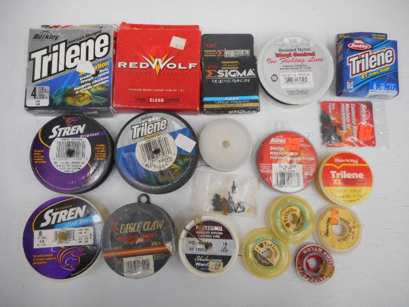 lot 240 image: Lot Of Assorted Spools Of Fishing L...