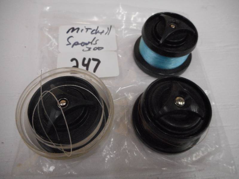 lot 247 image: Lot Of (3) Mitchell 300 Reel Spools...