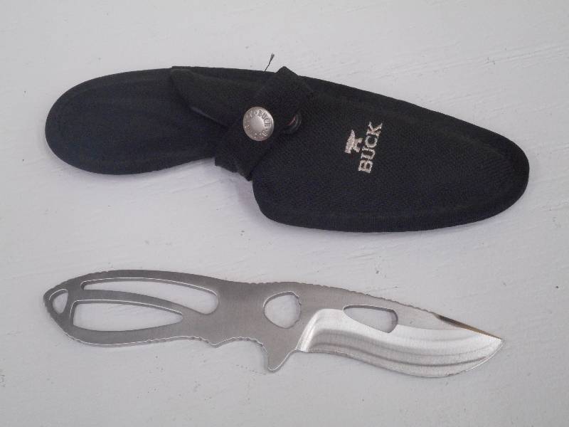 lot 349 image: Like New Buck Knife 141BK With Shea...