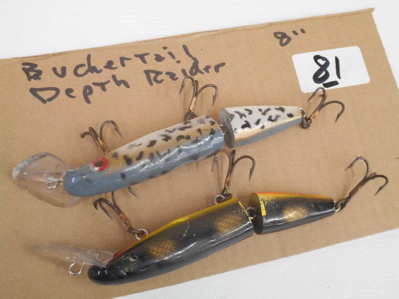 lot 81 image: (2) 8 BucherTail Depth Raider Musk...