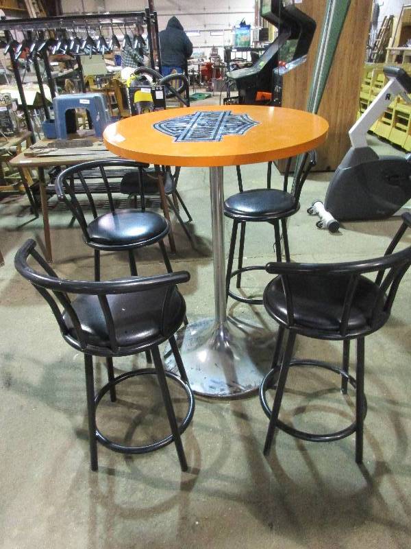 High Top Table and stools
