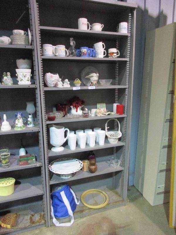 Contents of shelf unit