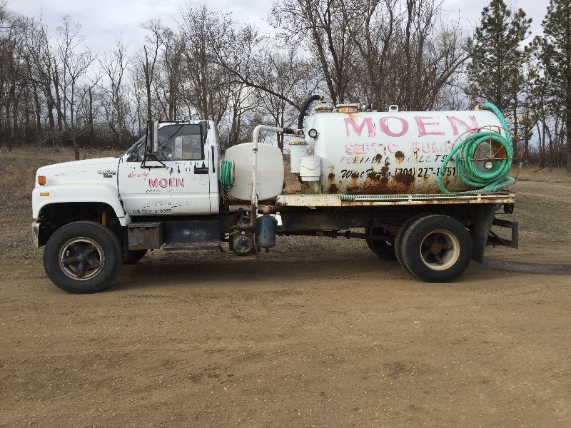 GMC vacuum truck