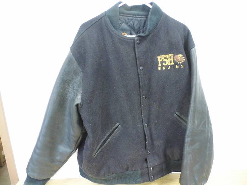 lot 6 image: Fargo South Bruin Lettermens Jacket
