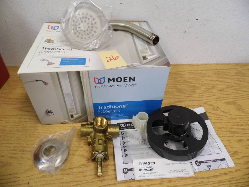 lot 26 image: New Moen Showerhead