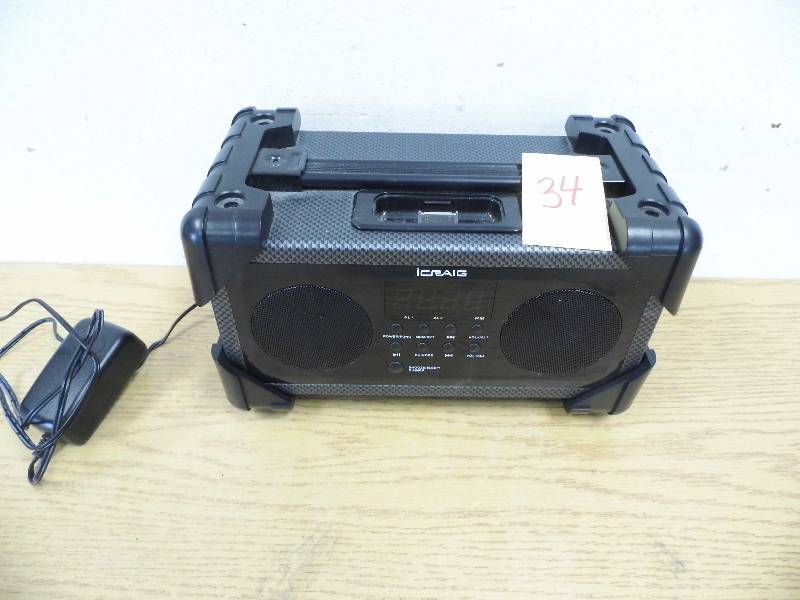 lot 34 image: iCraig Alarm Clock Radio