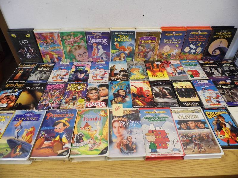 lot 60 image: VHS Tapes
