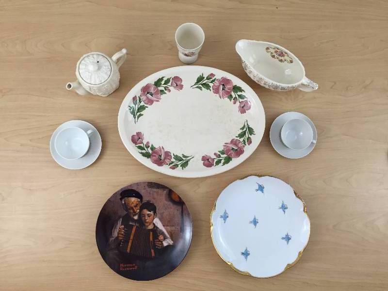 Beautiful Vintage Collectible Eclectic Dish Lot - No Chips