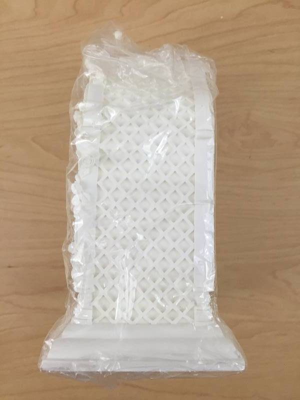 New in Box DEPARTMENT 56 WEDDING SILHOUETTES LATTICE & LACE ON THIS DAY CAKE TOPPER