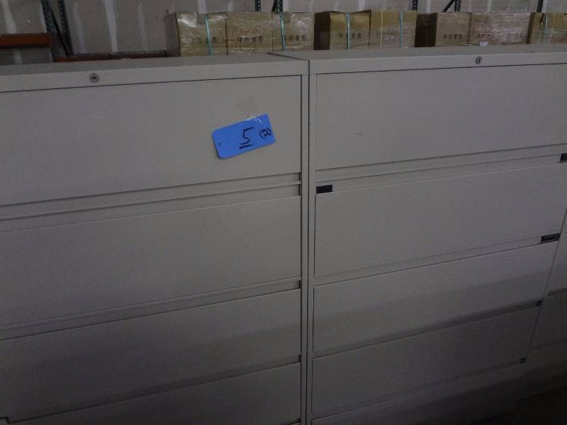 Pair of Steelcase Lateral Files