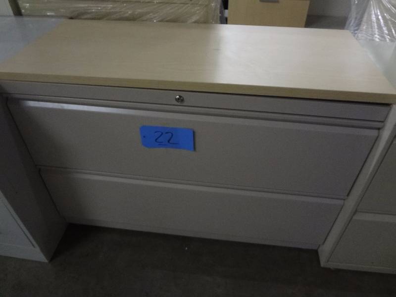 Trendway Low Metal 2 Drawer