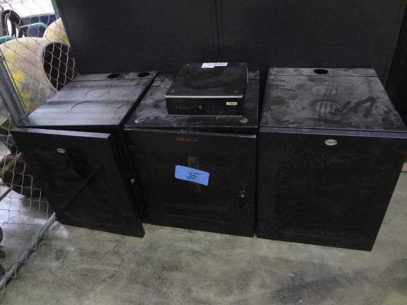 3 Large Metal Cases