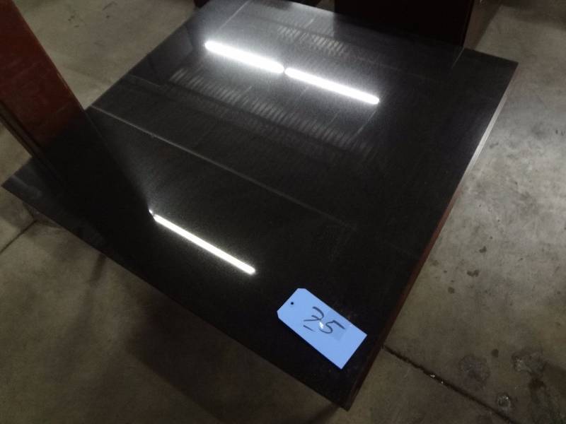 Black StoneGranite Topped Table
