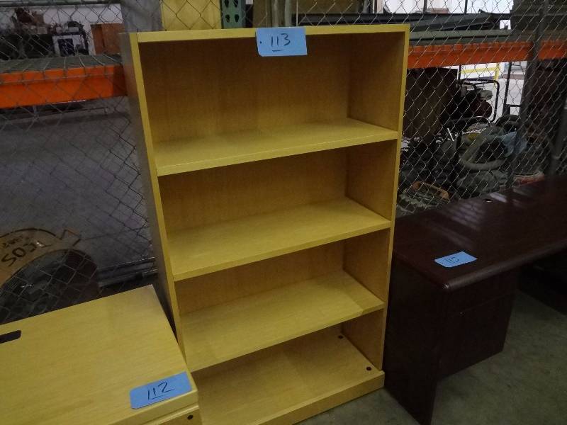 Blonde Book Case