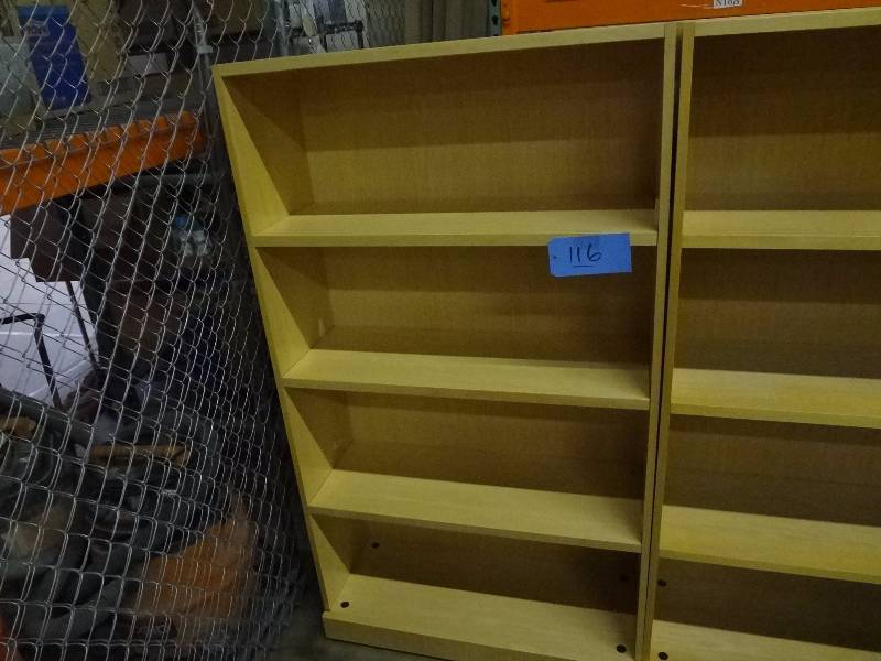 Blonde Book Case