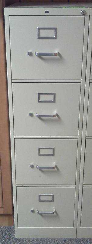 lot 485 image: File Cabinet