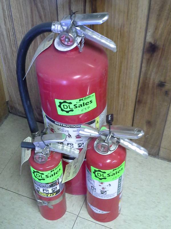 lot 537 image: Fire Extinguishers