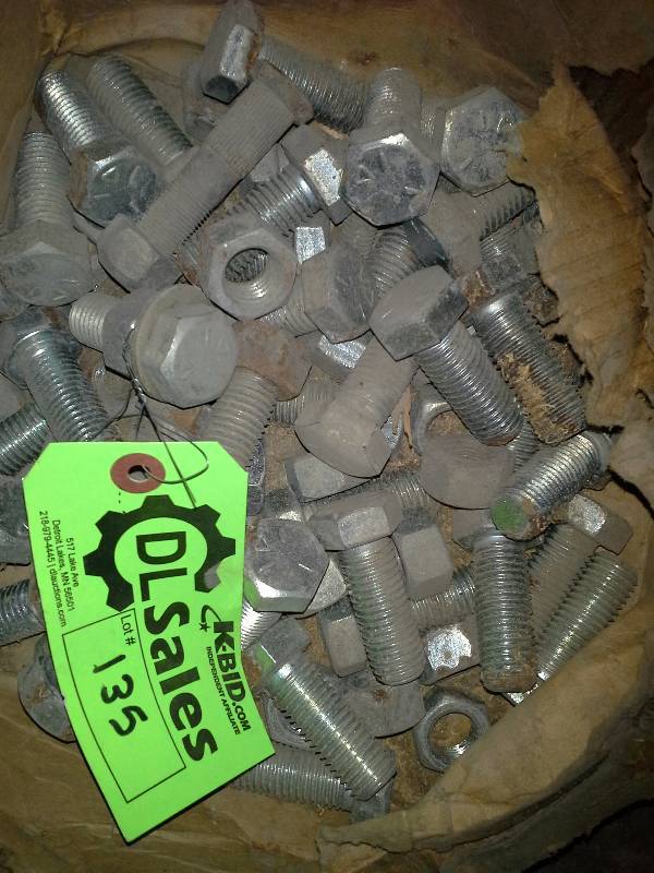 lot 135 image: Box of Bolts